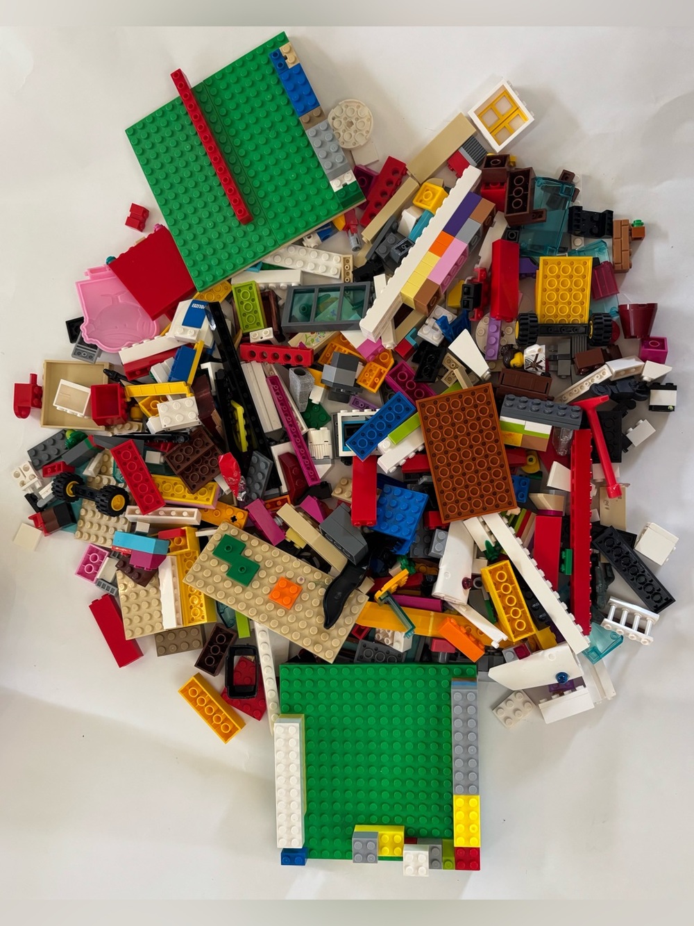 2+ plus pound bag of Legos random Minifigs, plates, etc